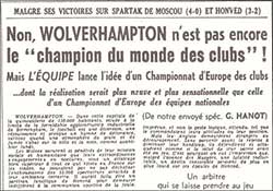 Extras din articolul lui Hanot din ziarul L'Équipe