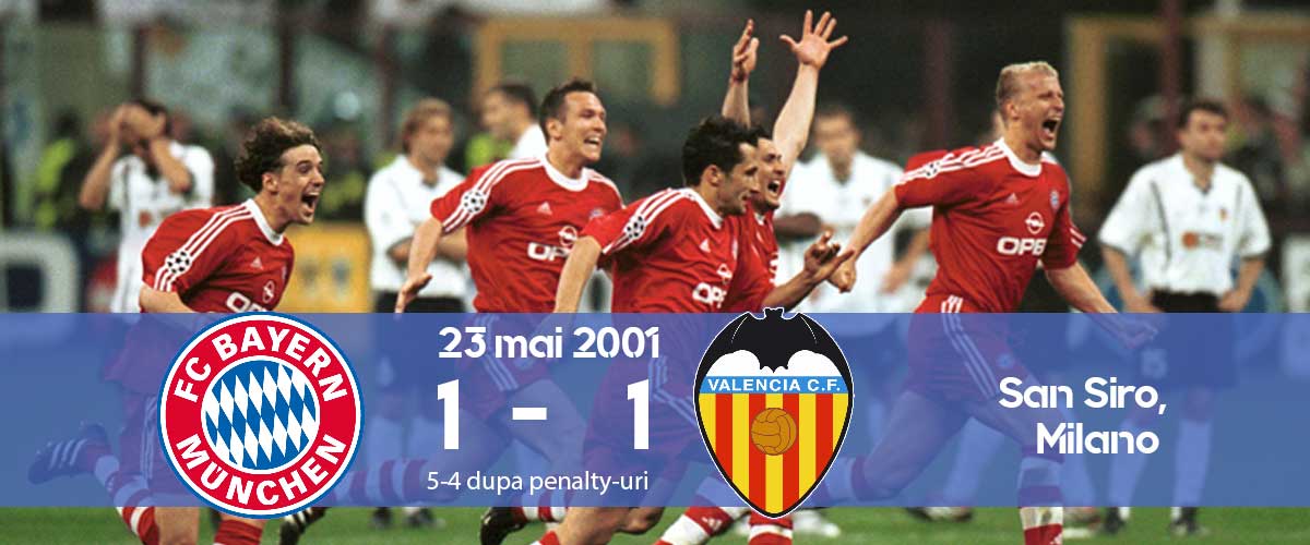 Finala Champions League 2001 Bayern Valencia